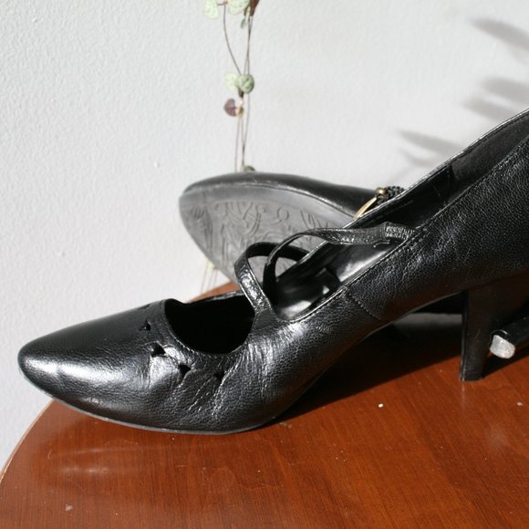 Sole Reviver by Next Black Leather High Heel - Picture 4 of 8